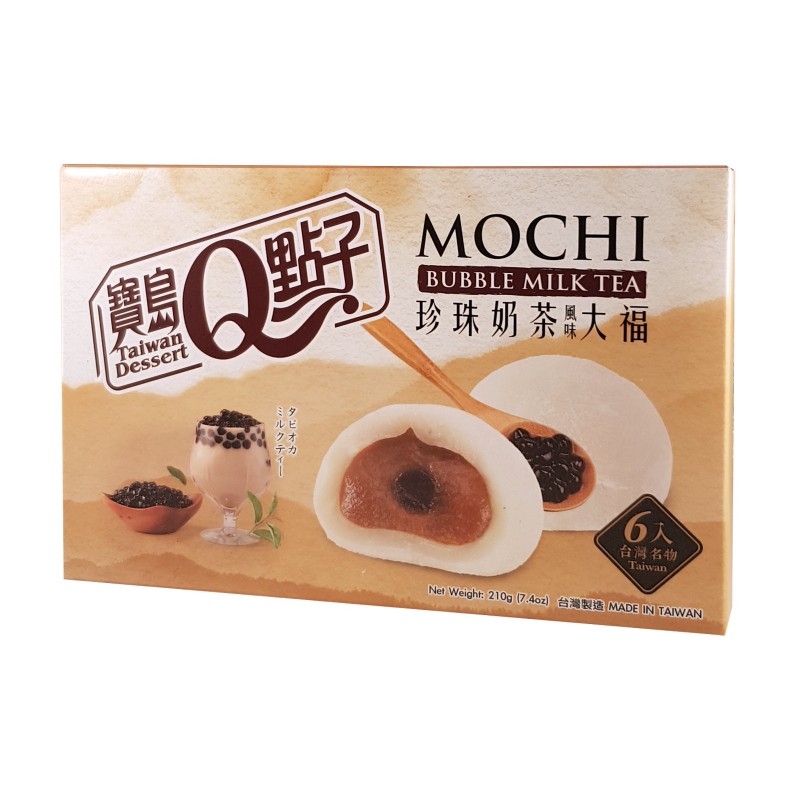 boba milk tea mochi