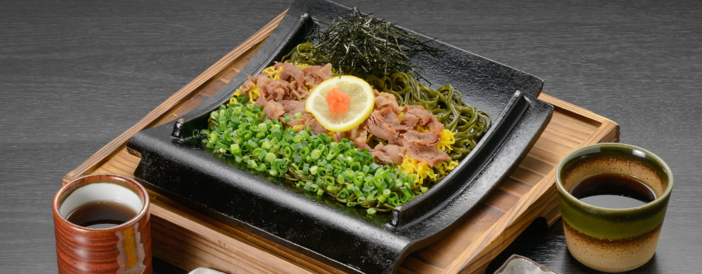 La specialità di Kawatana Onsen: kawara soba